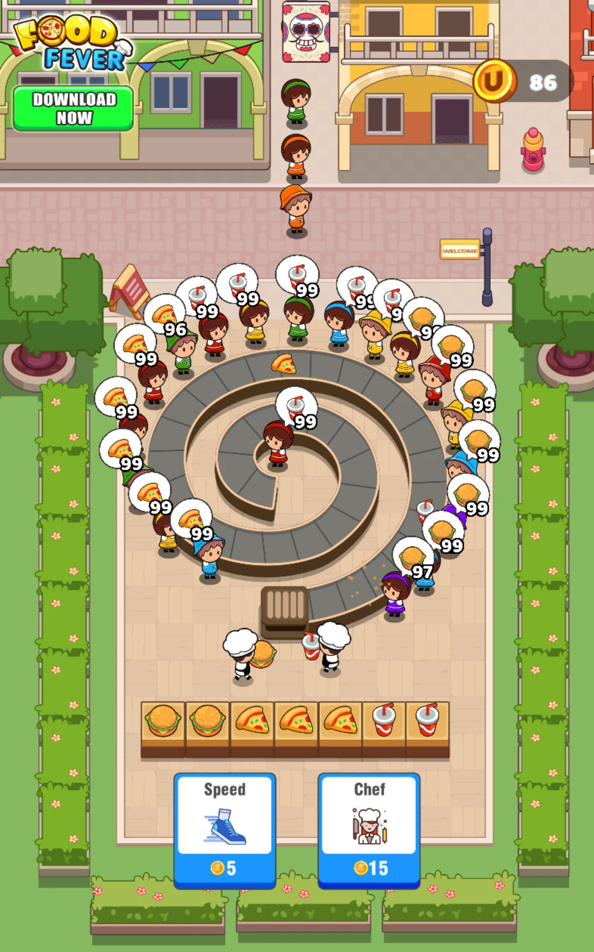 Food Fever: Idle Restaurant screenshot